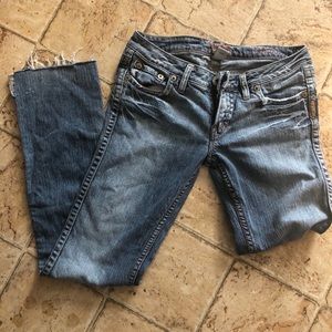 Silver denim